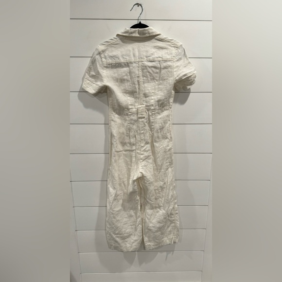 Zimmermann white linen utility jumpsuit - Picture 2 of 6